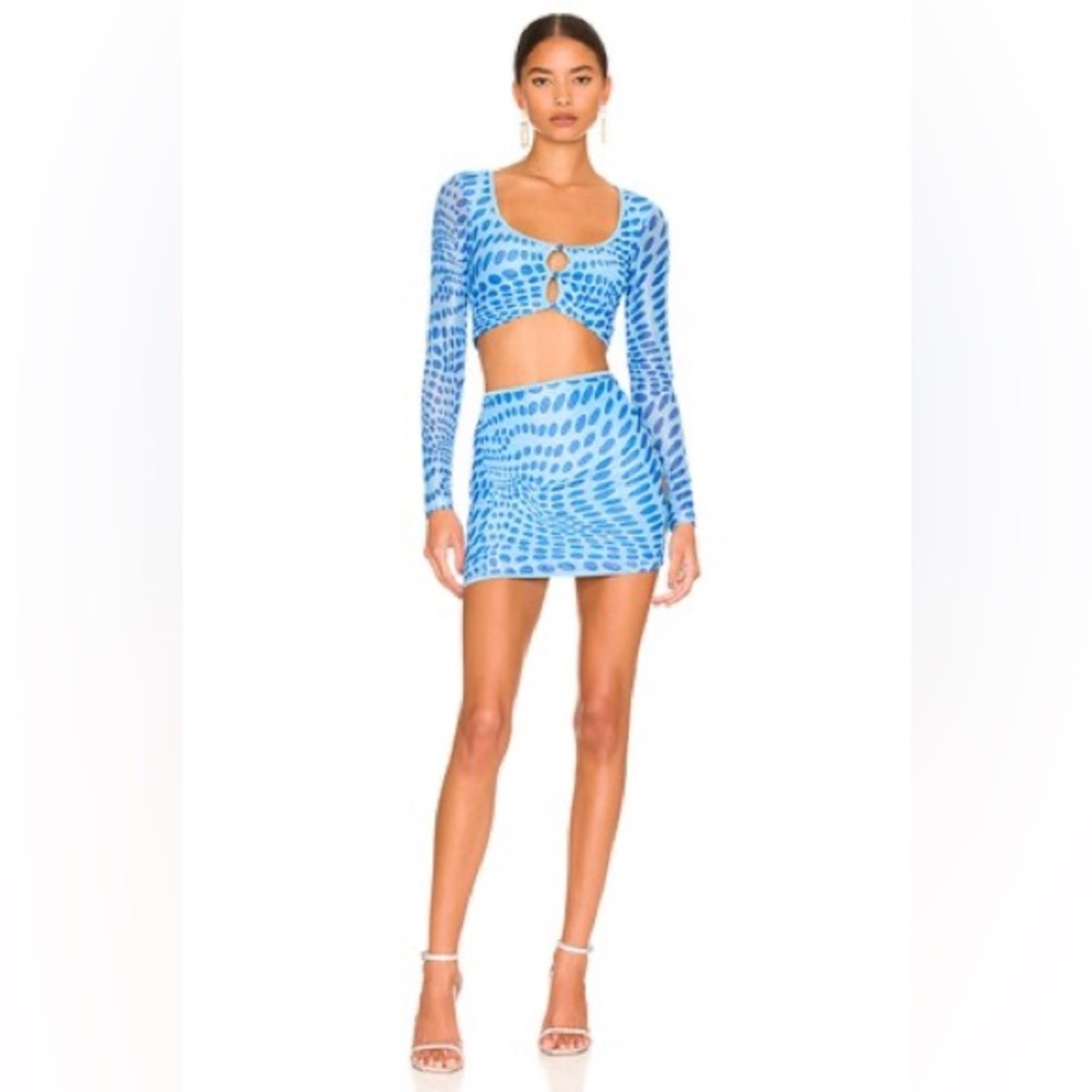 SUPERDOWN - Gianna Skirt Set - XS - Blue